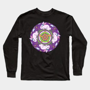 Bunny Mandala Long Sleeve T-Shirt